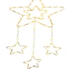 Warm light star lighting fixtures, star-shaped light strings, LED decorative lights, festival atmosphere lights Item Picture
